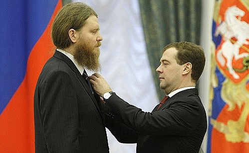 Сергей Кривовичев и Дмитрий Медведев